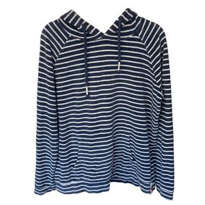 WeirdFish‎ Womens Stripped Pullover Hoodie Size 16.